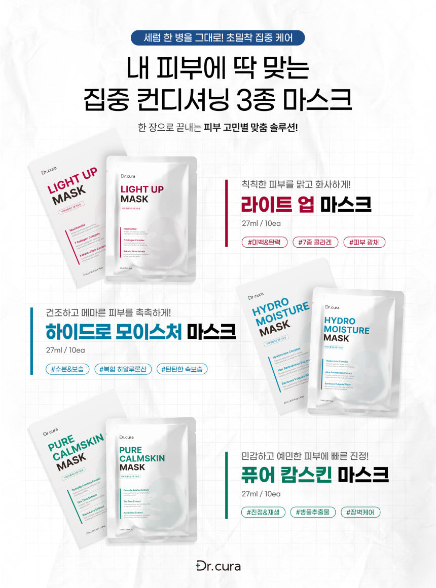 DR.CURA TRIPLE BOOSTING MASK KIT