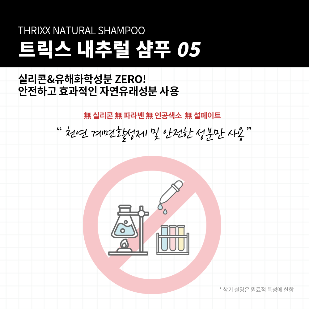 THRIXX Hair Natural Shampoo