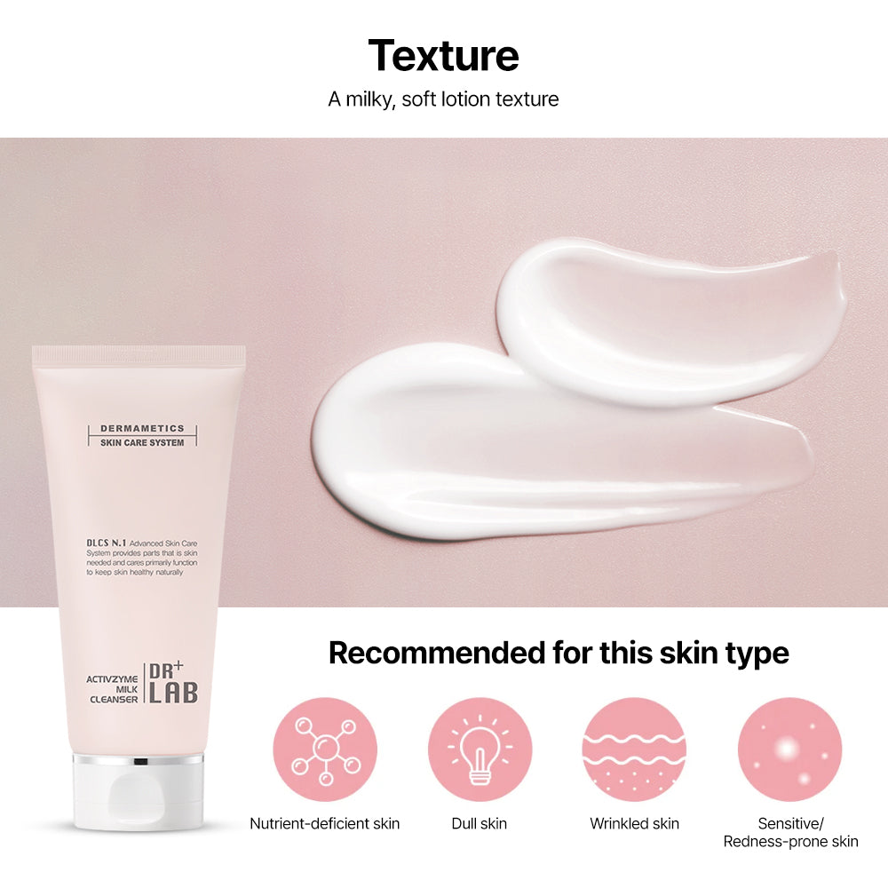 DR+LAB Activezyme Milk Cleanser