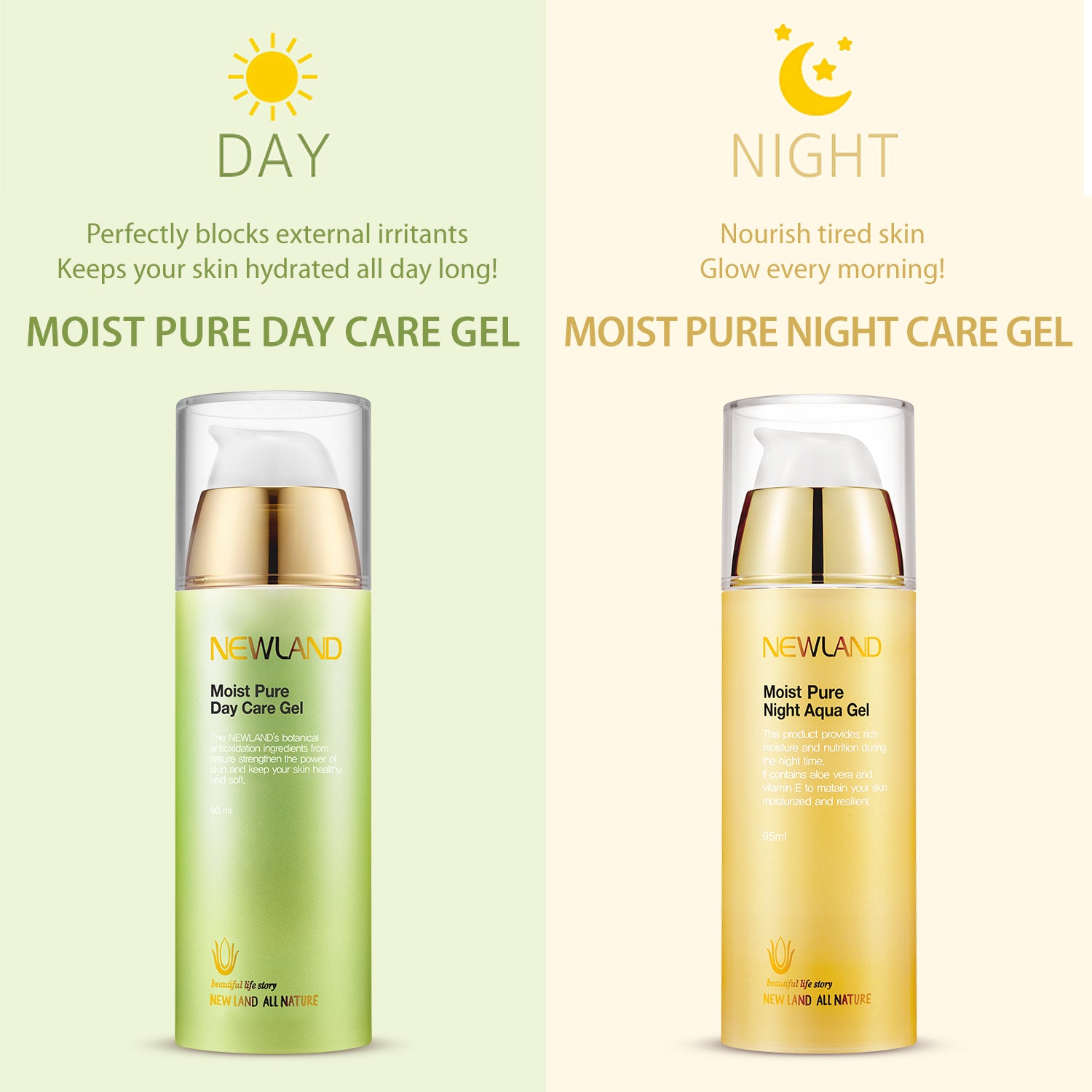 Moist Pure Night Aqua Gel